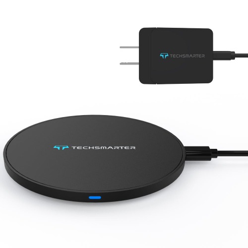 TSWireless 15W Wireless Charger Pad with Wall Charger