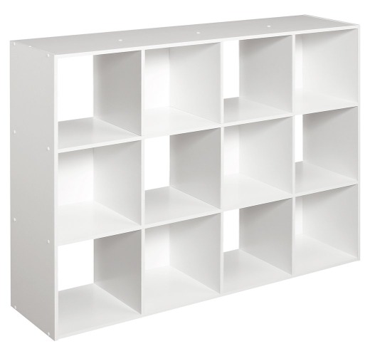 ClosetMaid 1290 Cubeicals Organizer, 12-Cube, White - White 12-Cube