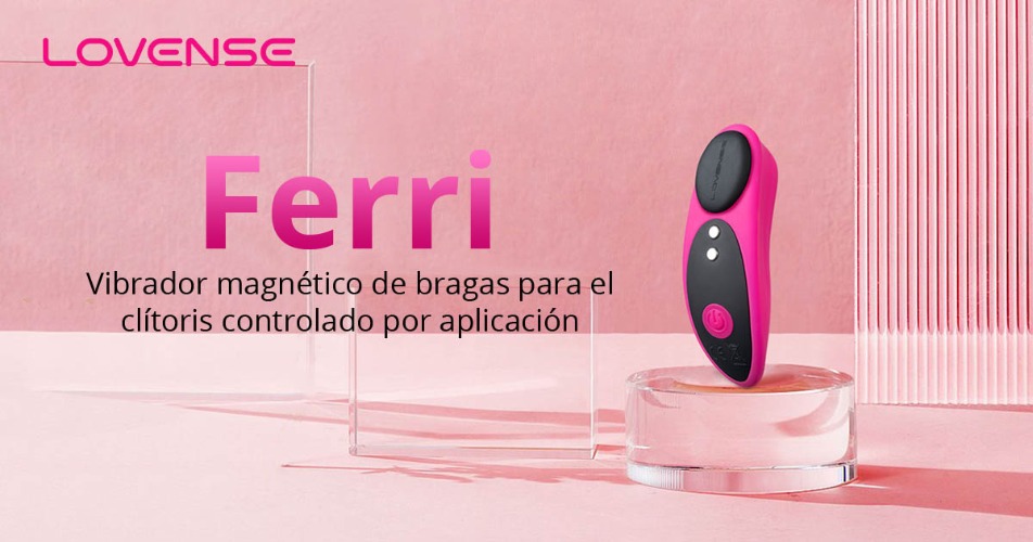 Lovense® Ferri: ¡Vibrador de bragas y ropa interior magnético con control remoto!