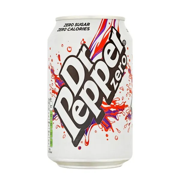 Dr Pepper Zero 330ml Cans (Pack of 24)