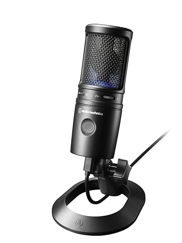 Audio-Technica AT2020USB-X Cardioid Condenser USB Microphone, Black - USB Microphone