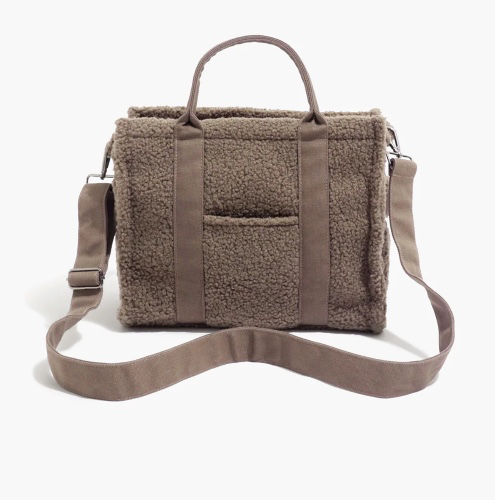 Beige Sherpa Bag ✨