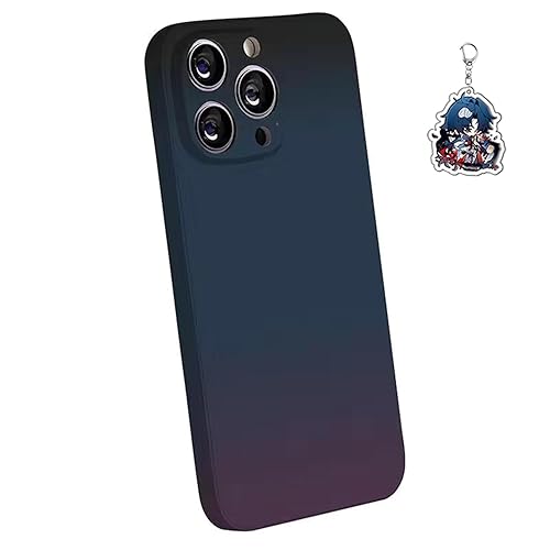 SodaMeow Honkai Star Rail Phone Case Suitable for iPhone 15/14/13/12/11/X Honkai Phone Protective Cover, Free Keychain (Blade,iPhone 15 Pro Max) - Blade - iPhone 15 Pro Max