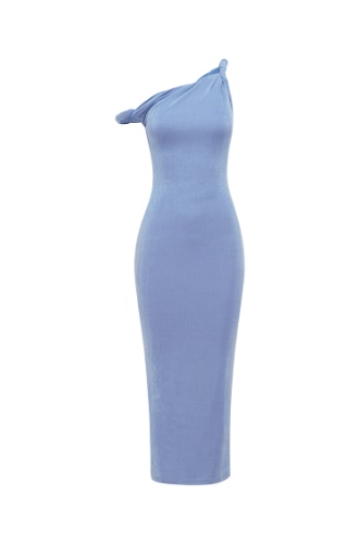 The Long Poppy Dress Blue | XS