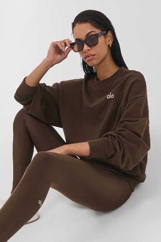 Accolade Crew Neck Pullover - Espresso | Espresso / XS