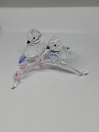 Swarovski Crystal Blue Tits Bird Couple Figurine #5004727  | eBay