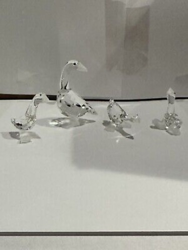 Swarovski Crystal Set Of 4: Goose 174960, Goslings 174961, 174962, 174963  | eBay