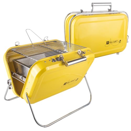 Valiant Portable Folding Picnic and Camping BBQ - Yellow - Yellow