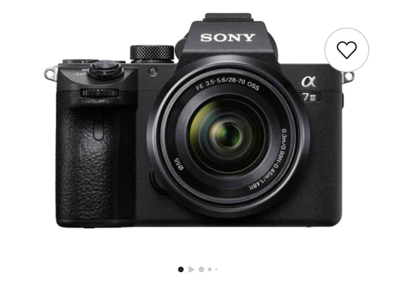 Sony - Alpha a7 III Mirrorless [Video] Camera with FE 28-70 mm F3.5-5.6 OSS Lens - Black