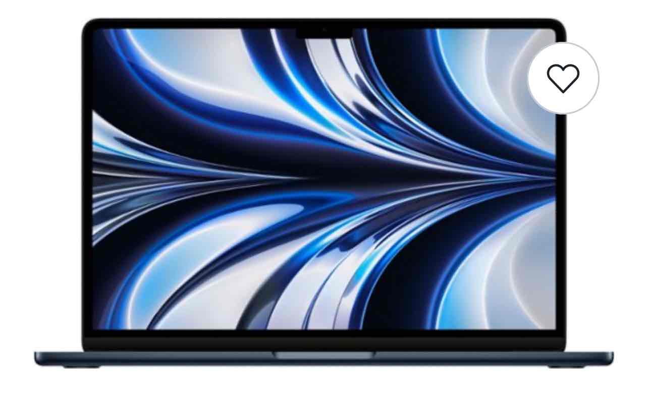 Apple - MacBook Air 13.6" Laptop - M2 chip - 8GB Memory - 256GB SSD - Midnight