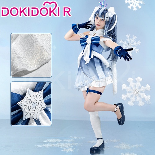 winter cosplay dress for furina, kokomi and others