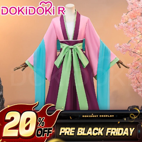 【Size S-2XL】DokiDoki-R Anime The Apothecary Diaries Cosplay Maomao Costume Garden Party Ver. Mao Mao | Costume Only-S-In Stock