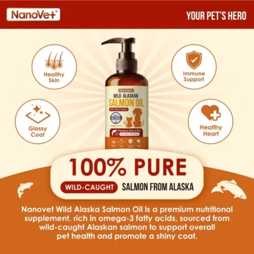 Nanovet® Wild Alaskan Salmon Oil