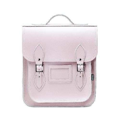Handmade Leather City Backpack - Rose Quartz - Small