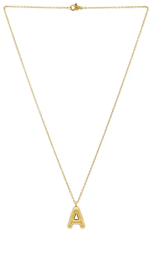 Bubble Initial Necklace