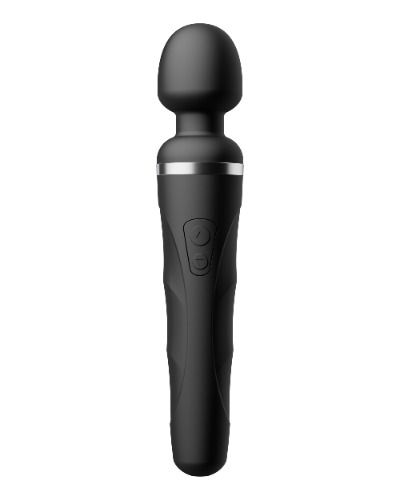 LOVENSE Domi 2 Mini Wand Vibrator, Powerful & Quiet Stimulator with Dual Rotating Head, Bluetooth Phone App Control, Customizable Vibrations & Partner Play