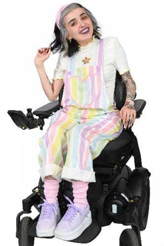 Rainbow Stripe Overalls | XS