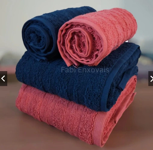 Jogo 4 Toalhas de Banho e Rosto Super Grossa Loft Macia 100% Algodão Alta Gramatura 600g