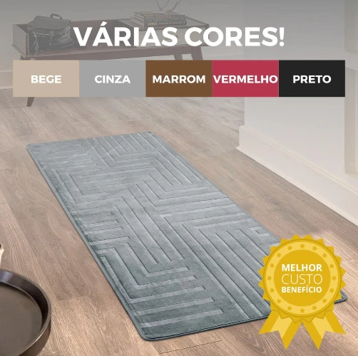 Tapete Passadeira Sala Quarto Cozinha Corredor Itália Geométrica Grande Antiderrapante Exclusivo