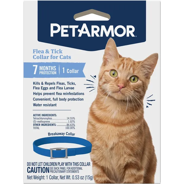 PetArmor Flea & Tick Collar for Cats - 1 Count (Pack of 1)