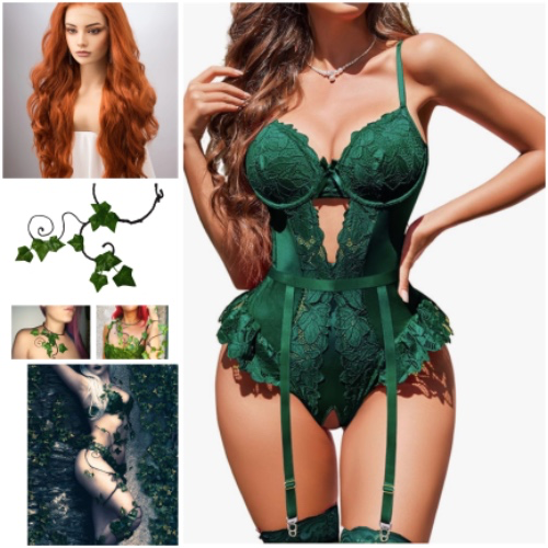 Poison Ivy Cosplay bundle
