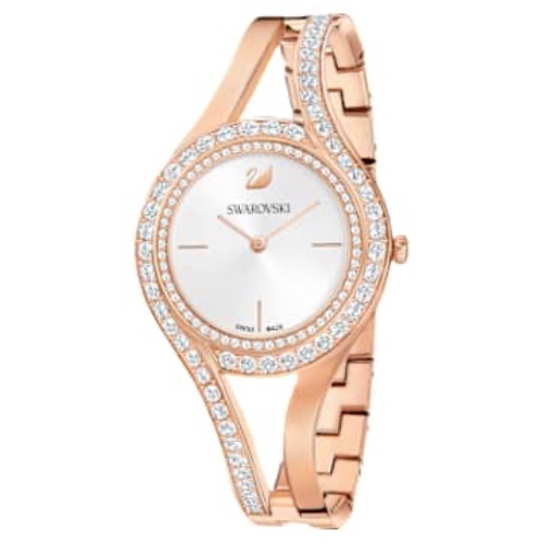 Eternal watch, Swiss Made, Crystal bracelet, Rose gold tone, Rose gold-tone finish by SWAROVSKI