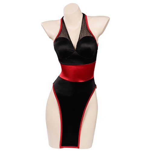 Naruto: Iron Fan Swimsuit - Black / S