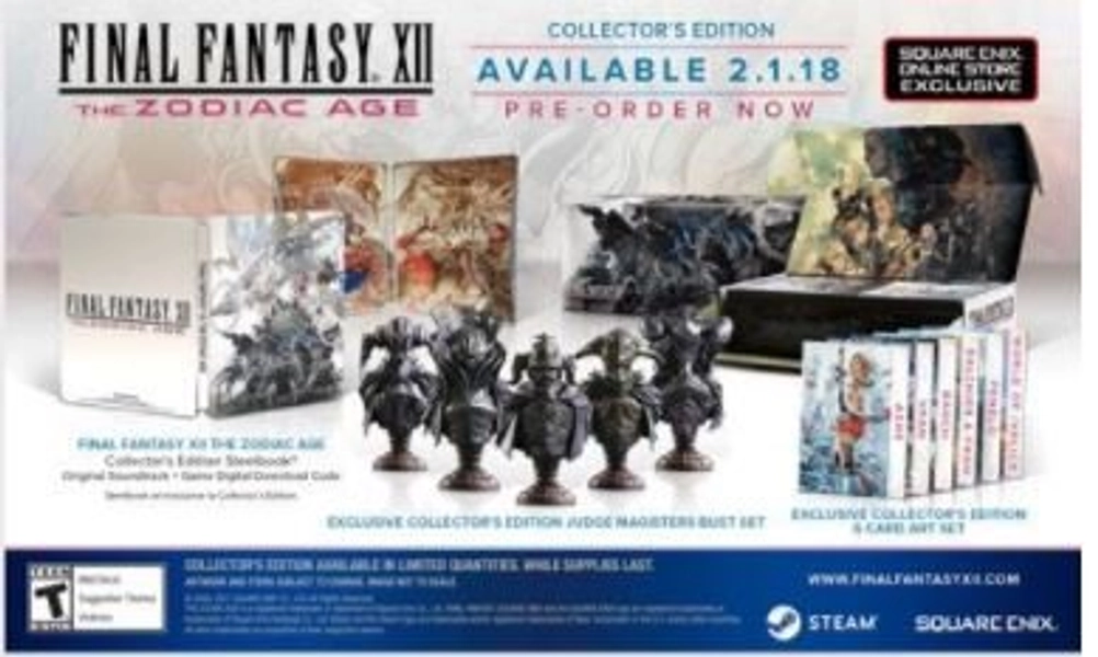 Final Fantasy XII The Zodiac Age Collectors Edition- PC