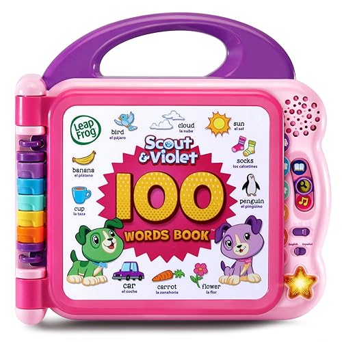 LeapFrog Scout and Violet 100 Words Book, Purple - Purple - Standard Packaging