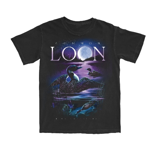 Moonlit Loon T-Shirt | XL / Raven