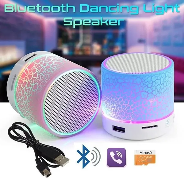 USB Charging Bluetooth Wireless Mini Speaker Colorful LED