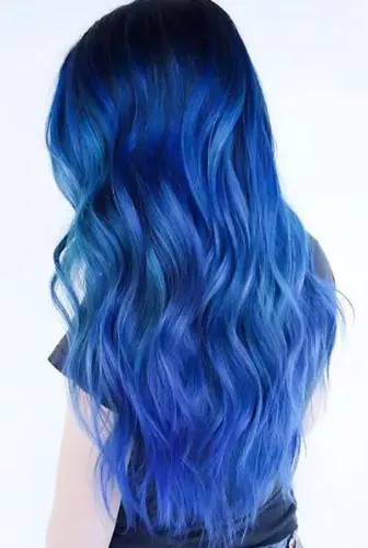 Dye my hair blue at home
