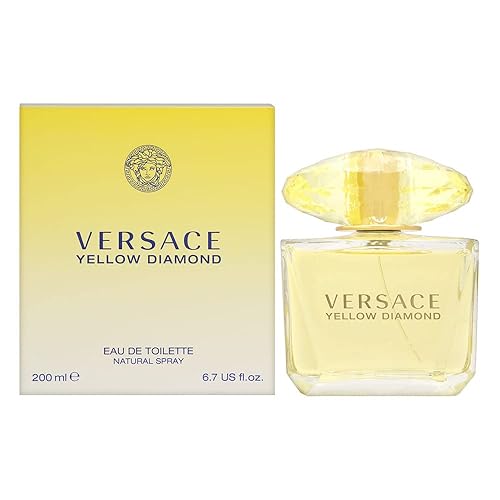 Versace Yellow Diamond for Women 6.7 oz Eau de Toilette Spray - 6.7 Fl Oz (Pack of 1)