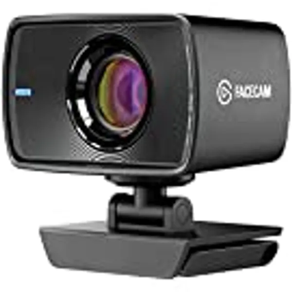 Elgato Facecam 1080p60 Full HD Webcam for Streaming, Gaming, Video Conferencing, Sony Sensor, Advanced Light Correction, DSLR Operation, OBS, Zoom, Teams and More for PC/Mac