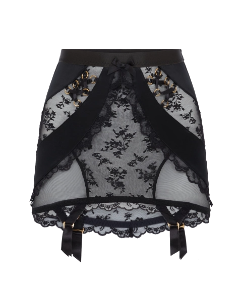 Daphnie Suspender in Black |By Agent Provocateur