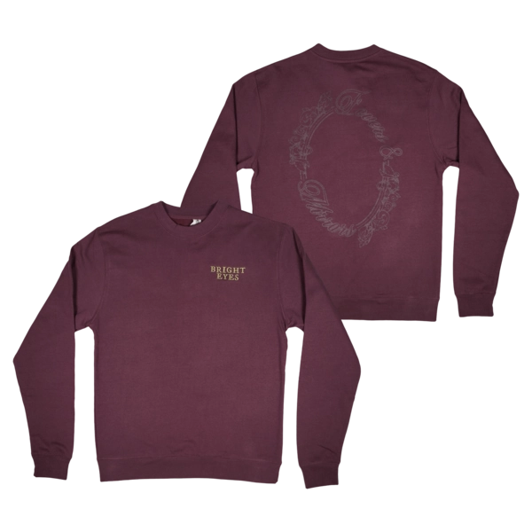 BRIGHT EYES Embroidered Mirror Crewneck 