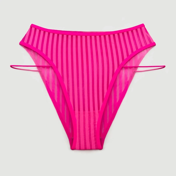Vertigo High Leg Panty Neon Pink