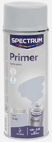Vintage Luxury Spectrum Mat Primer Bombe de peinture Gris 400 ml