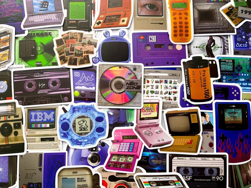 Retro Sticker Pack - Etsy