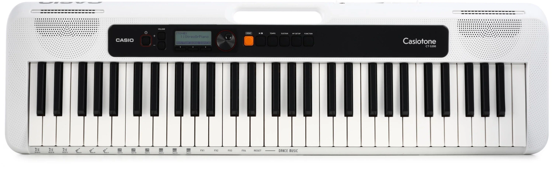 Casio Casiotone CT-S200 61-key Portable Arranger Keyboard - White