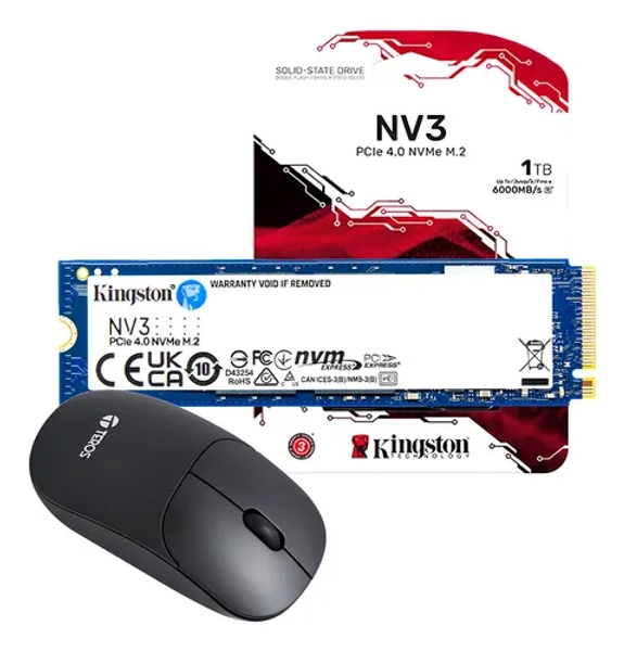 Ssd Kingston Standard Nv3 Con Formato M.2 2280 Nvme 4.0 Color Azul oscuro