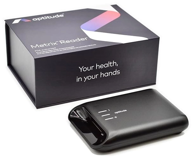 Metrix® Reusable COVID Reader - Works with Metrix COVID Test - PCR-Accurate Molecular - FDA Authorized - Reader Only, Separate Single Use Test Required