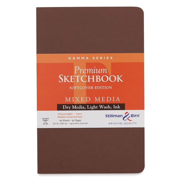 Stillman & Birn Gamma Series Softcover Sketchbook - 8-1/2" x 5-1/2"