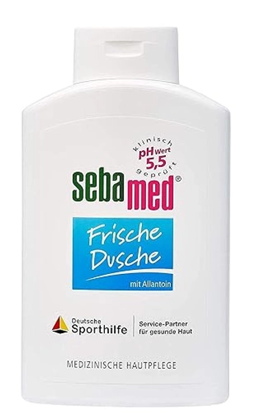 SEBAMED Frische Dusche, Duschgel für empfindliche und strapazierte Haut, langanhaltendes Frischegefühl, versorgt die Haut mit Feuchtigkeit durch Aminosäuren und Allantoin, Männer und Frauen (400 ml)