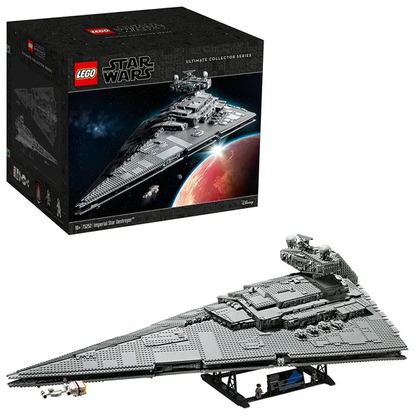 LEGO 75252 Star Wars Imperial Star Destroyer, Collectible Model Building kit, Ultimate Collector Series, Home Décor Gift Idea -