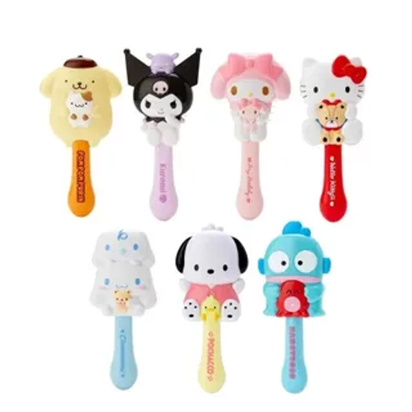 Sanrio Characters Die Cut Face-shaped Hair Brush