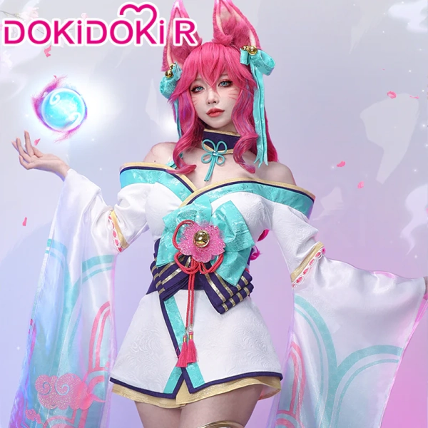 【IN STOCK】DokiDoki-R Game Cosplay the Nine-Tailed Fox Costume