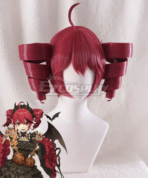 UTAU Kasane Teto Anti-Gravity Red Cosplay Wig