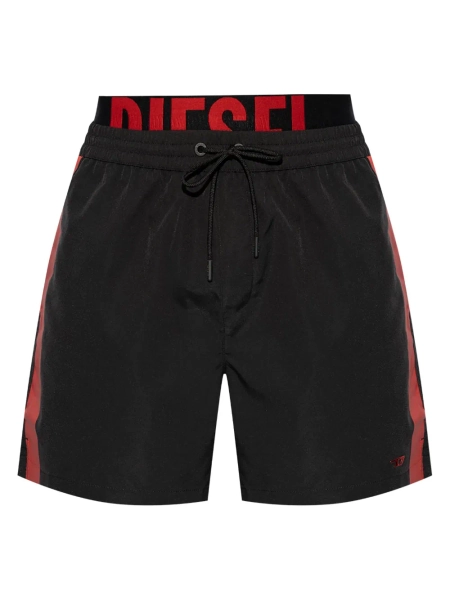 logo-patch swim shorts | M