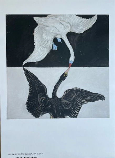 Hilma Af Klint (1862-1944), Svanen. Nr 1, 1915, Copyright Stiftwlsen Hilma Af Klints Verk 2022 - Hilma af Klint - Giclée print on Paper
